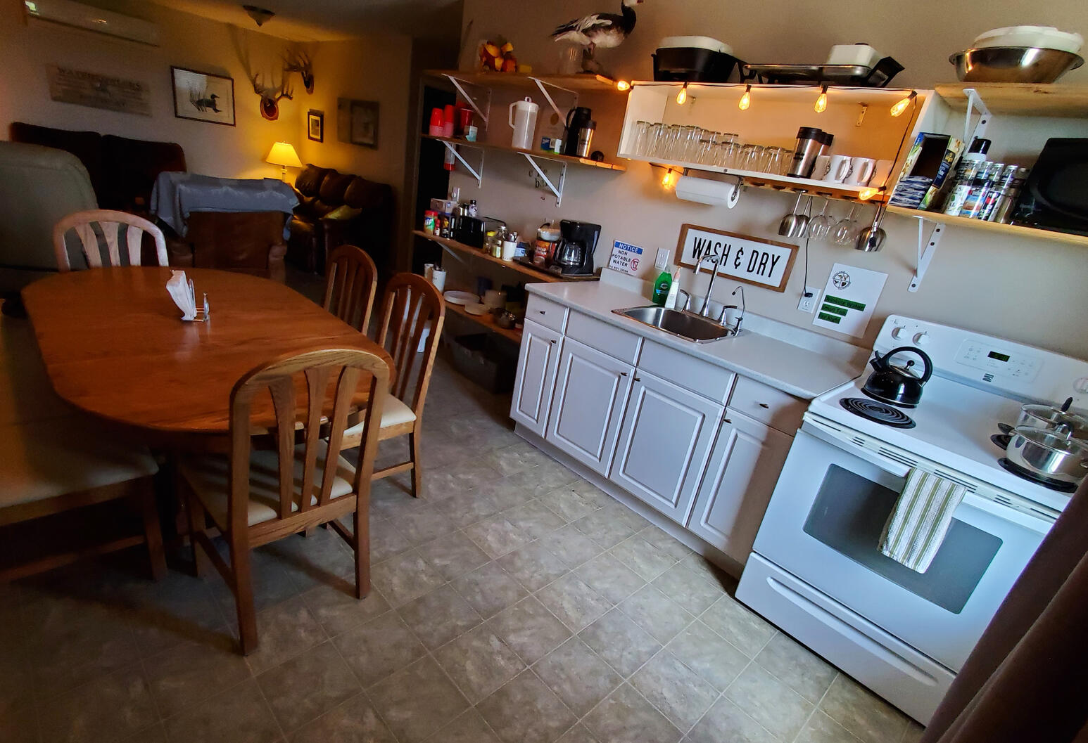 Lodge Kitchen Fully Equipped